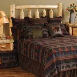 Cabin Bear Rustic Bedding