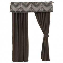 Graphite Drapes and Geronimo Haze Valance