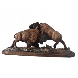 Test of Strength - Buffalo Sculpture 
