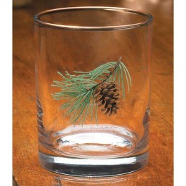 Pine Cone Double Old Fashion (Set of 12)