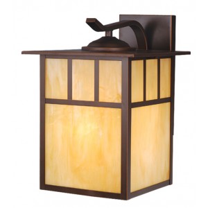 Mission 10" Outdoor Wall Light Burnished Bronze
