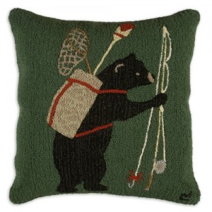 Bear Fishing Pillow