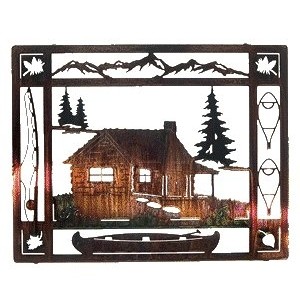 At the Cabin Metal Wall Art -DISCONTINUED