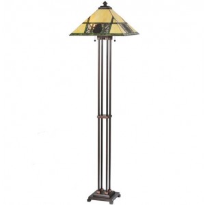 Pine Cone Mission Floor Lamp