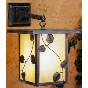 Vine Leaf Lantern Wall Sconce