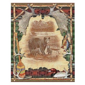 Antler Lodge Bear Wall Hanging