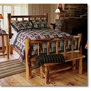 Picket Fence Deluxe Log Bed