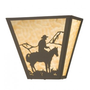 Western Cowboy Wall Sconce