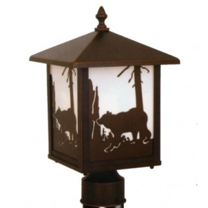 Yellowstone Bear Post Light