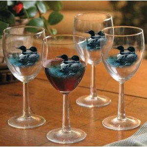 Summer Loon Wine Glasses (Set of 12) -Discontinued