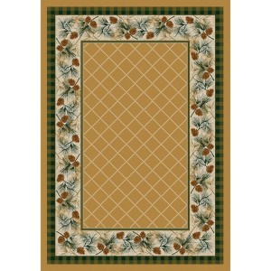 Evergreen in Maize Area Rugs