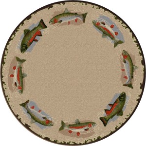 Pebble Creek Round Area Rug