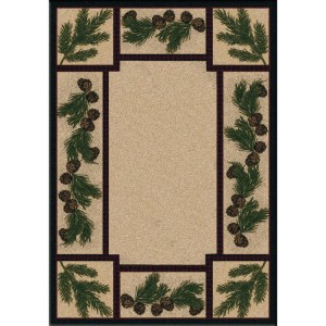 Valley Forest Pine Cone Area Rugs