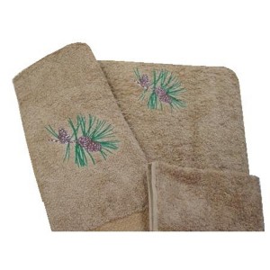 Pine Cone Towel Set-Toast-DISCONTINUED