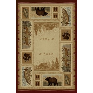 Colorado Collage Area Rug