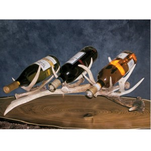 Antler Wine Rack-3 Bottle