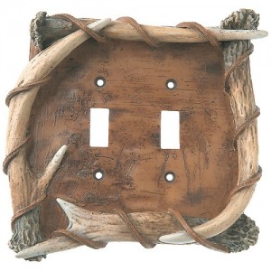 Antler & Bark Light Covers-CLEARANCE