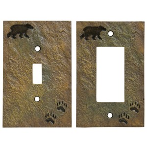 Bear & Tracks Switch Plates
