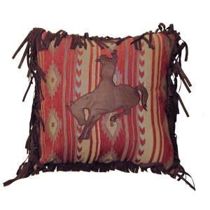 Flying Horse Bronc Pillow