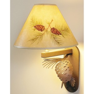 Pine Cone Wall Lamp