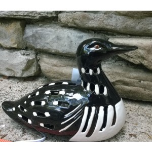 9.5" Ceramic Loon Nightlight