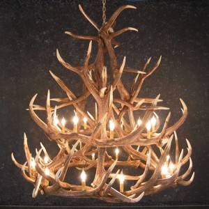 Yuma 18 Antler Chandelier