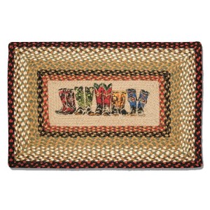 Western Boots Rectangle Rug