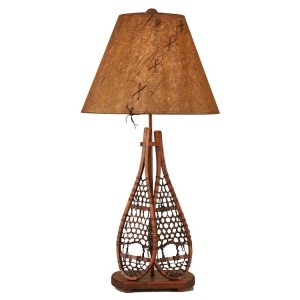 Double Snowshoe Table Lamp