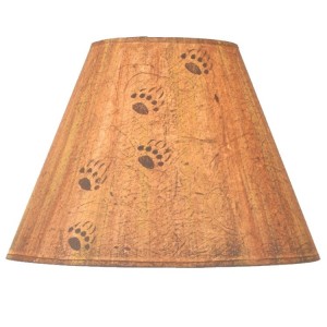 Bear Tracks Lamp Shades 