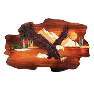 Eagle Mountain Wood Wall Art