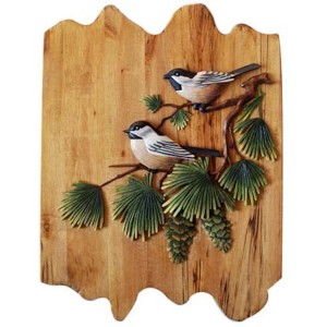 Backyard Friends Wood Wall Art