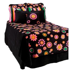 Flower Power Fleece Bedding