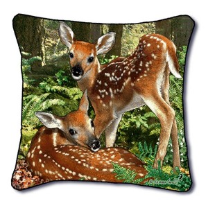 Deer Twins Pillow