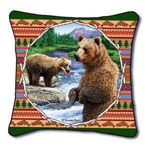 Lodge Bear Pillow