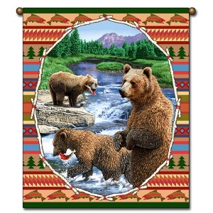 Lodge Bear Wallhanging