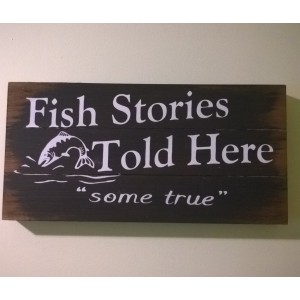 Fish Stories Sign