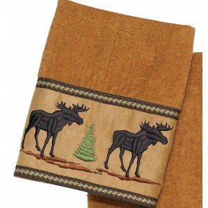 Forestry Moose Bath Towels