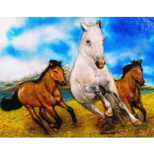 Freedom Original and Signed Carving 52 x 39