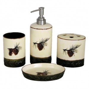 Pine Cone Bathroom Set-Discontinued