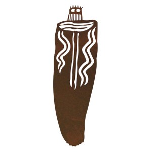 Barrier Canyon Ghost Petroglph Metal Wall Art
