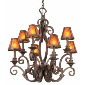 Ibiza Rustic 8 Light Chandelier