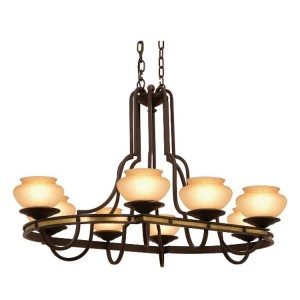 Durango 8 Light Rectangular Chandelier