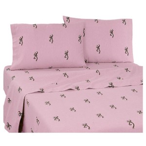 Pink Buckmark Sheet Sets