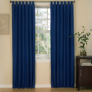 Denim Drapes and Valance