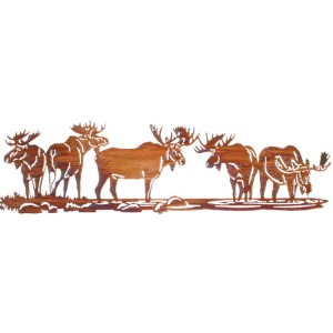 Moose Scene-Over the Door -DISCONTINUED - limited available