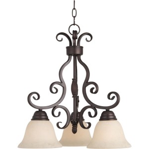 Bronze Manor 3 Down Light Chandelier