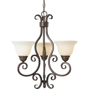 Bronze Manor 3 Light Chandelier