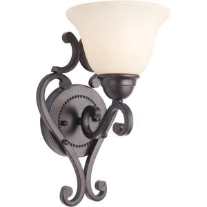 Bronze Manor Single Vanity Light