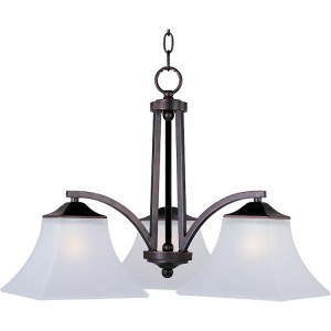 Bronze Aurora 3 Light Chandelier