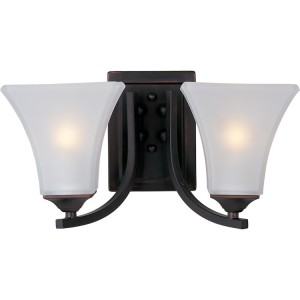 Bronze Aurora Double Vanity Light